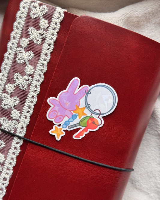 Porte-clef Sticker Holographique