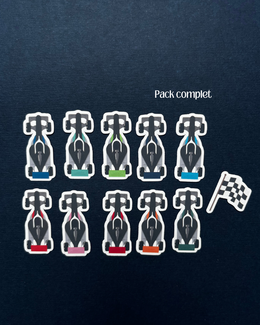 Pack F1 (11 stickers)