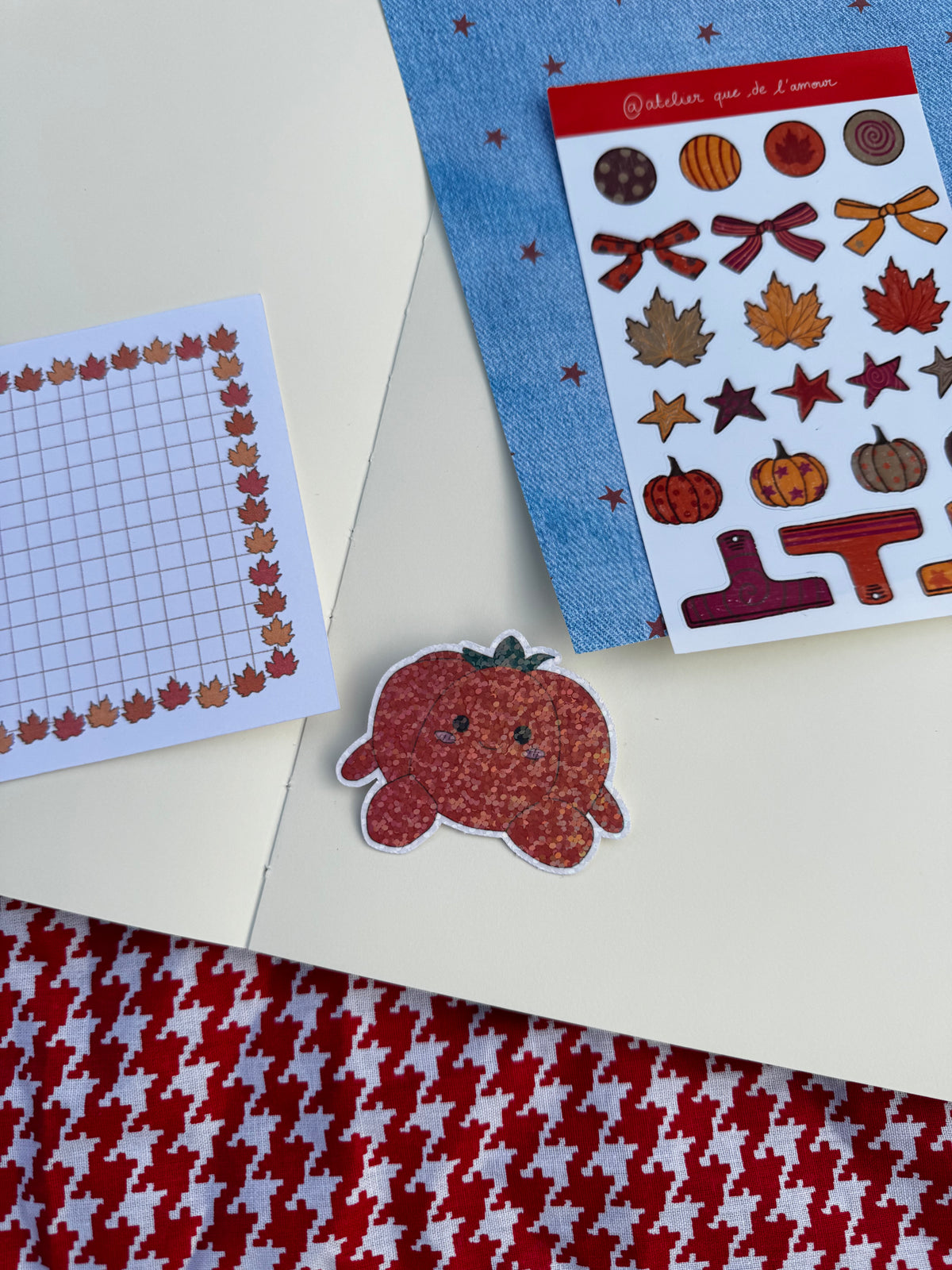 Citrouille Sticker Holographique