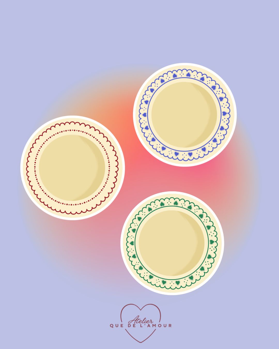 Les assiettes de Mamie (Pack)