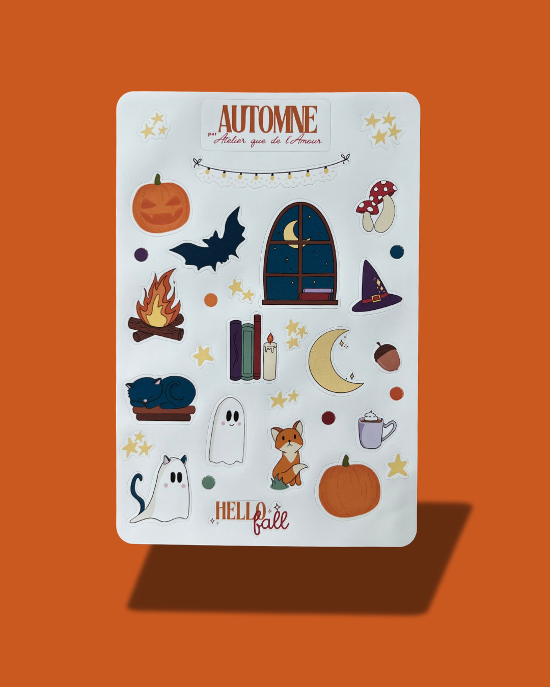 Automne - Planche de stickers