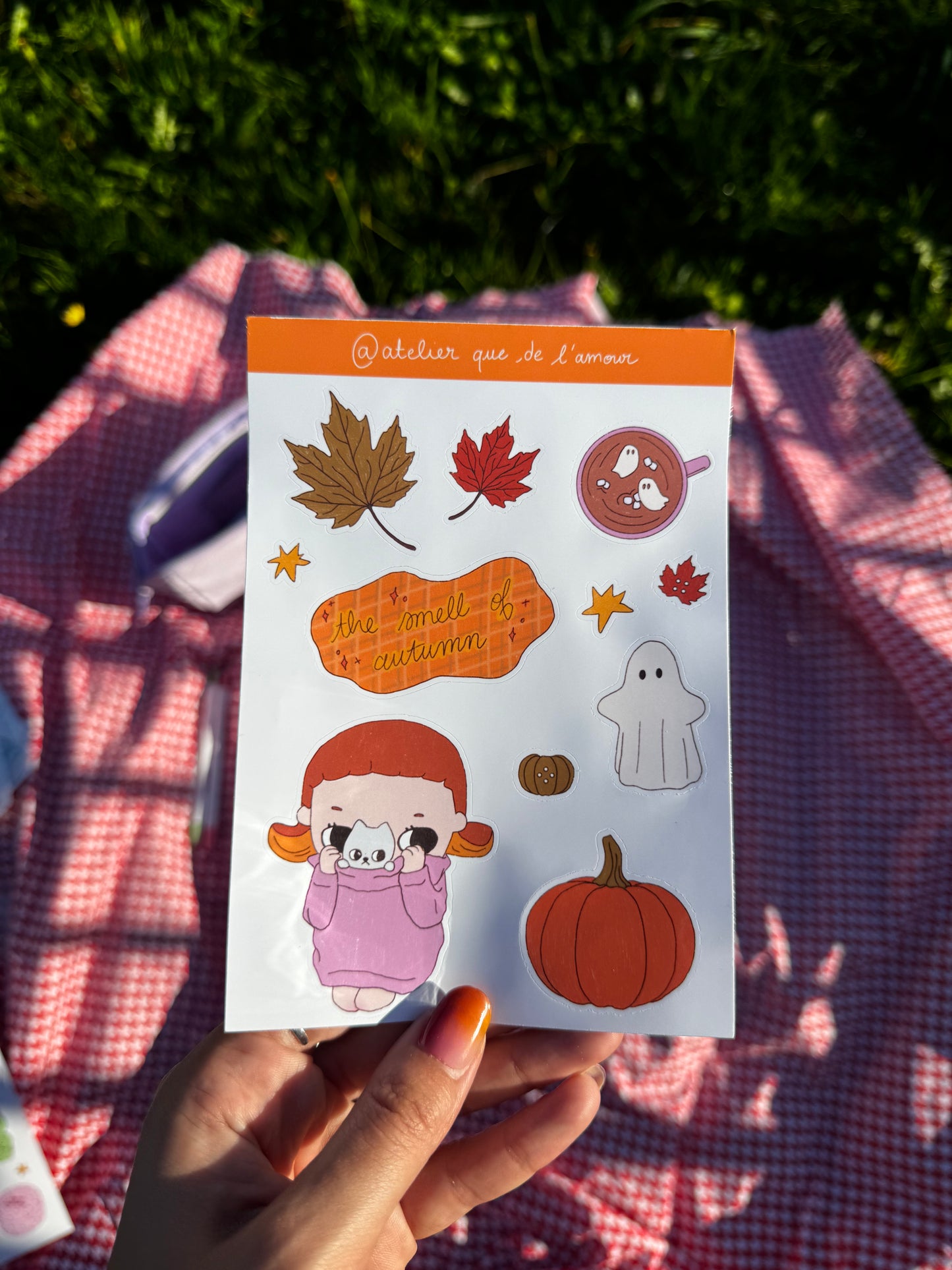 Automne - Planche de stickers